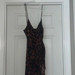 Cheetah print dress! Perfect for a formal